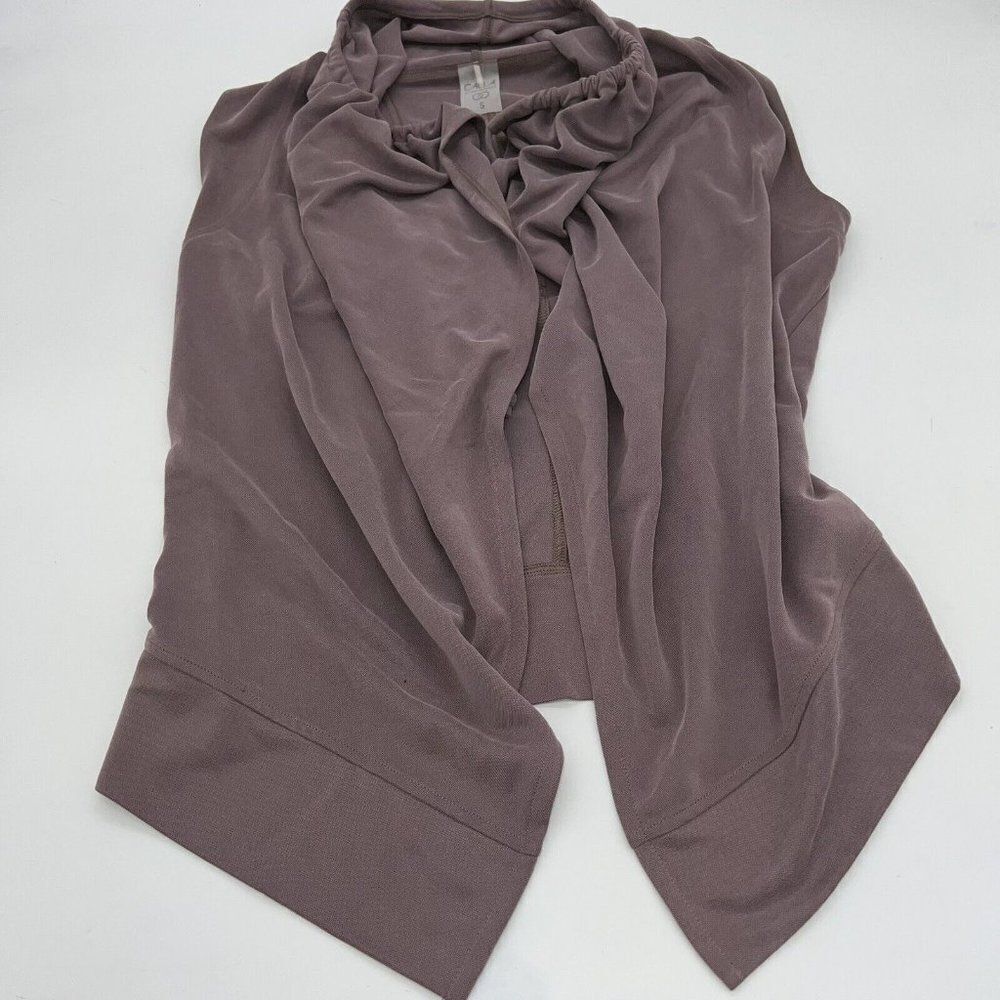 Calia By Carrie Underwood Journey Draped Vest Womens Small Purple